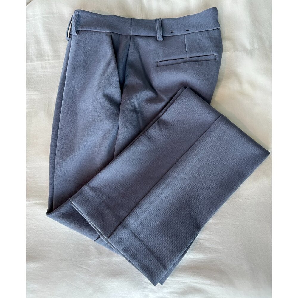 Express SuperSoft Twill MidRise Pants – Grey/Blue – Size 2R